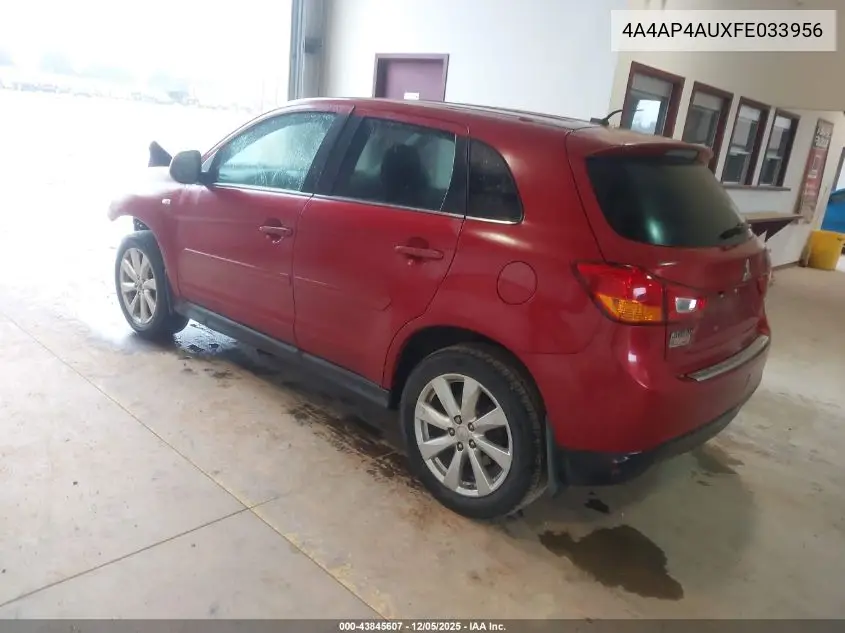 4A4AP4AUXFE033956 2015 Mitsubishi Outlander Sport Se