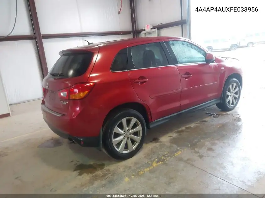 4A4AP4AUXFE033956 2015 Mitsubishi Outlander Sport Se