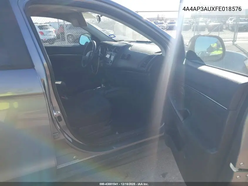 4A4AP3AUXFE018576 2015 Mitsubishi Outlander Sport Es