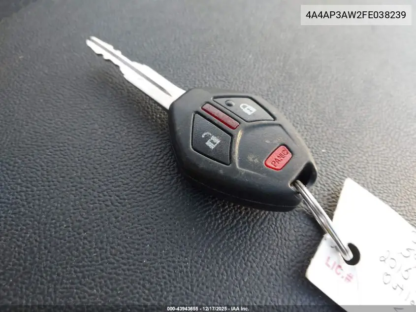 4A4AP3AW2FE038239 2015 Mitsubishi Outlander Sport Es