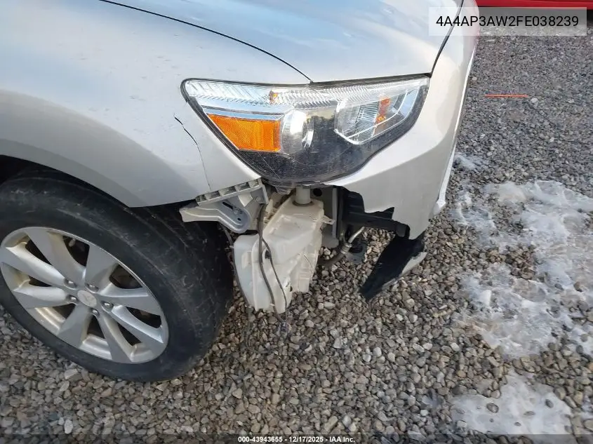 4A4AP3AW2FE038239 2015 Mitsubishi Outlander Sport Es