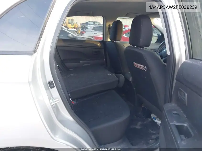 4A4AP3AW2FE038239 2015 Mitsubishi Outlander Sport Es