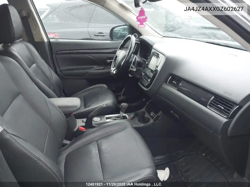 JA4JZ4AXXGZ602627 2016 Mitsubishi Outlander Gt