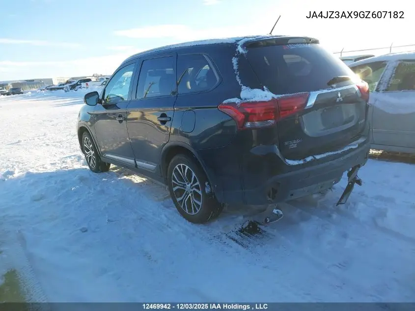 JA4JZ3AX9GZ607182 2016 Mitsubishi Outlander Se