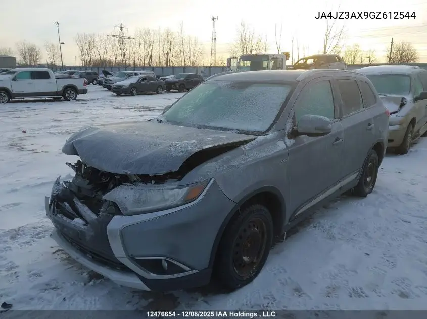 JA4JZ3AX9GZ612544 2016 Mitsubishi Outlander Se