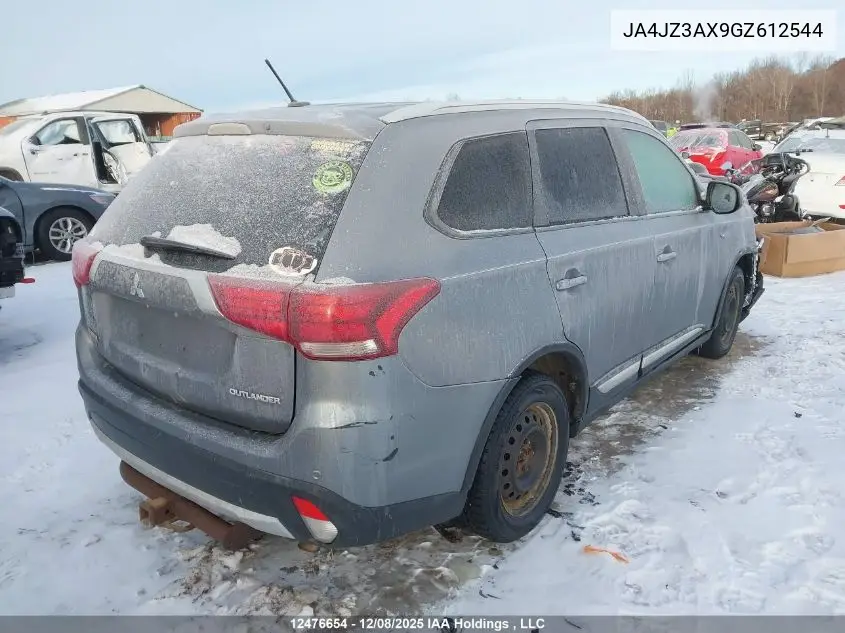 JA4JZ3AX9GZ612544 2016 Mitsubishi Outlander Se