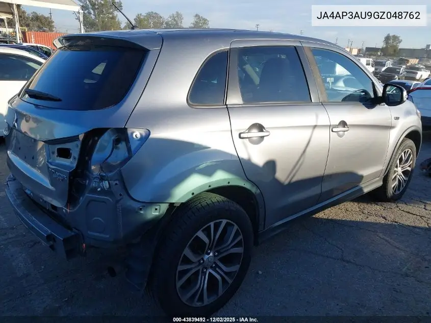JA4AP3AU9GZ048762 2016 Mitsubishi Outlander Sport 2.0 Es