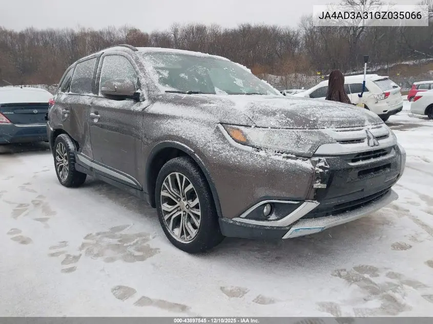 JA4AD3A31GZ035066 2016 Mitsubishi Outlander Sel