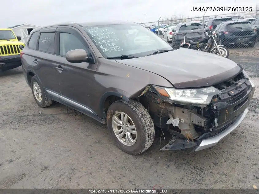 JA4AZ2A39HZ603125 2017 Mitsubishi Outlander Es