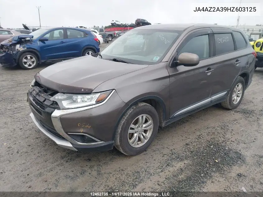 JA4AZ2A39HZ603125 2017 Mitsubishi Outlander Es