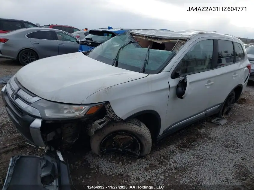 JA4AZ2A31HZ604771 2017 Mitsubishi Outlander Es