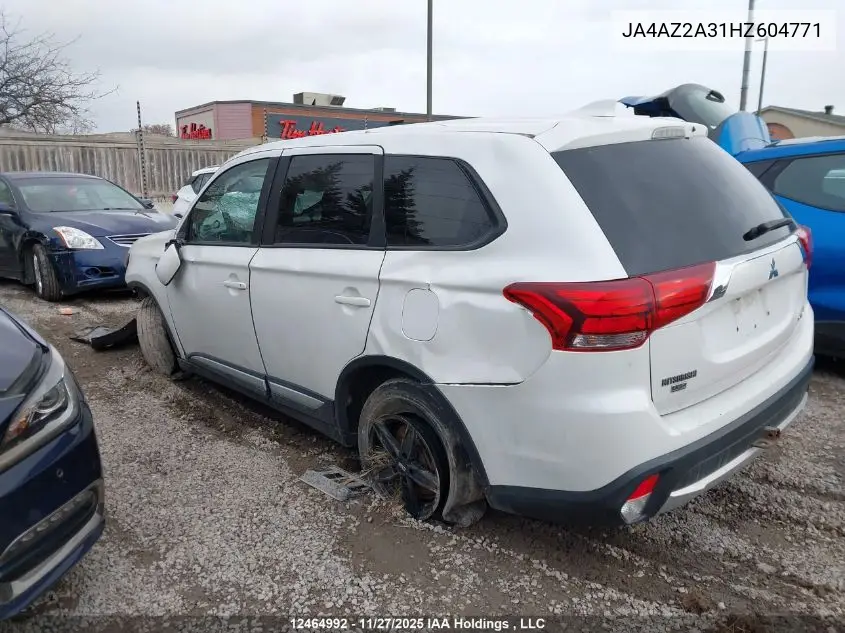 JA4AZ2A31HZ604771 2017 Mitsubishi Outlander Es