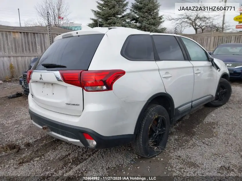 JA4AZ2A31HZ604771 2017 Mitsubishi Outlander Es