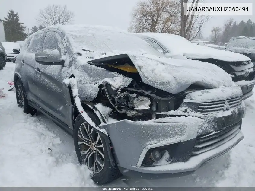 JA4AR3AUXHZ060494 2017 Mitsubishi Outlander Sport 2.0 Le