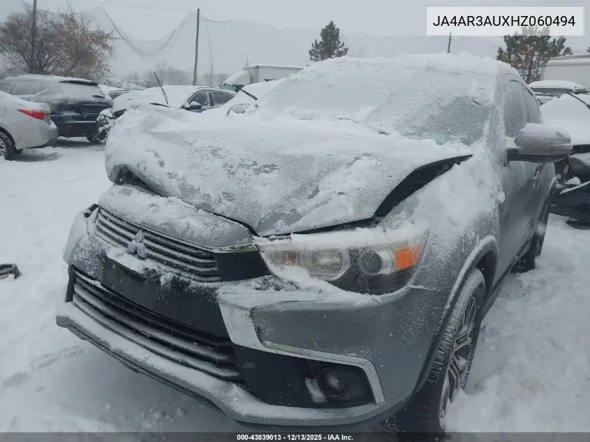 JA4AR3AUXHZ060494 2017 Mitsubishi Outlander Sport 2.0 Le
