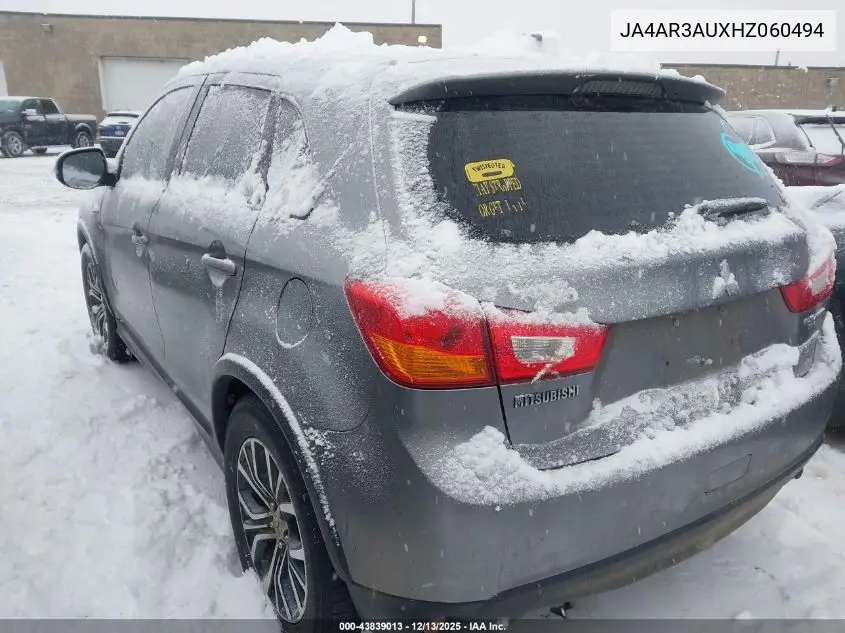 JA4AR3AUXHZ060494 2017 Mitsubishi Outlander Sport 2.0 Le