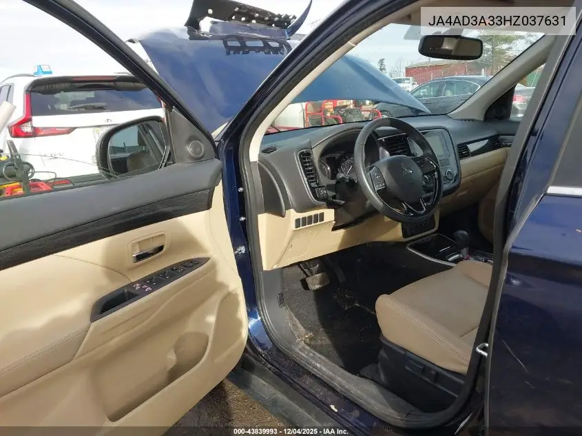 JA4AD3A33HZ037631 2017 Mitsubishi Outlander Se/Sel