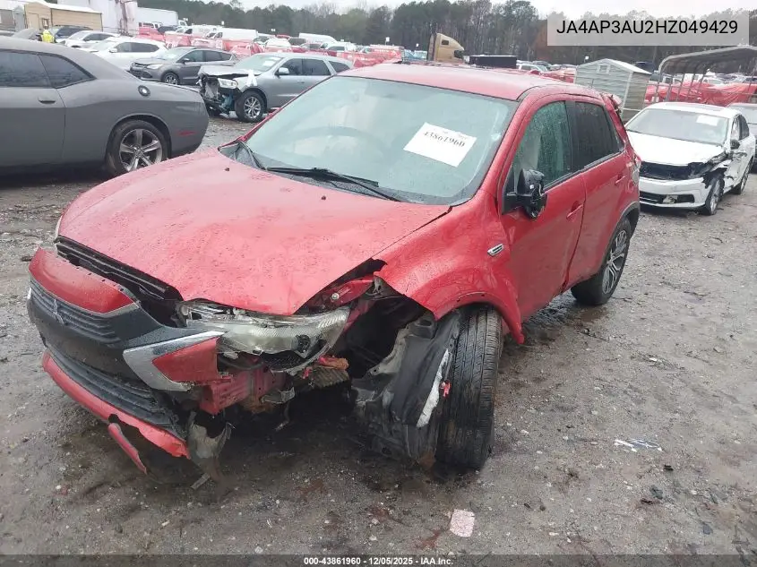 JA4AP3AU2HZ049429 2017 Mitsubishi Outlander Sport 2.0 Es