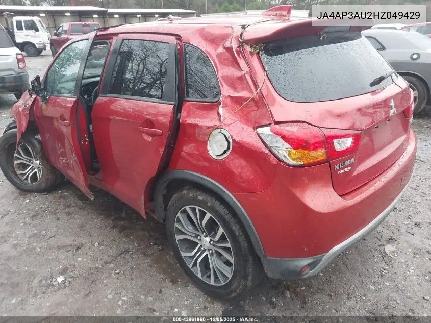JA4AP3AU2HZ049429 2017 Mitsubishi Outlander Sport 2.0 Es