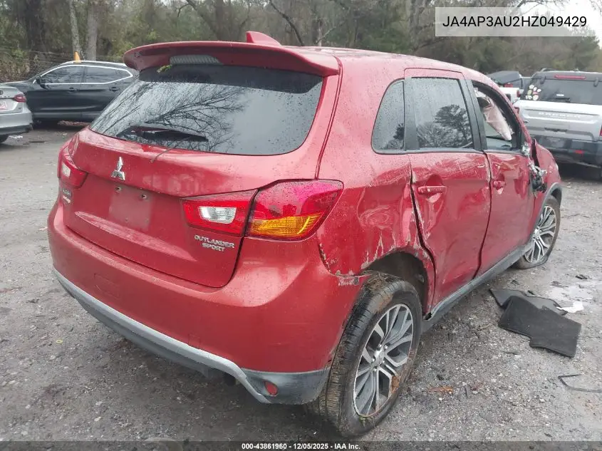 JA4AP3AU2HZ049429 2017 Mitsubishi Outlander Sport 2.0 Es