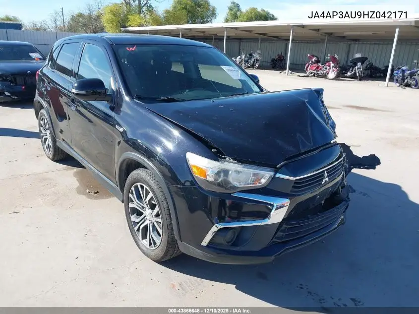 JA4AP3AU9HZ042171 2017 Mitsubishi Outlander Sport 2.0 Es/2.0 Le