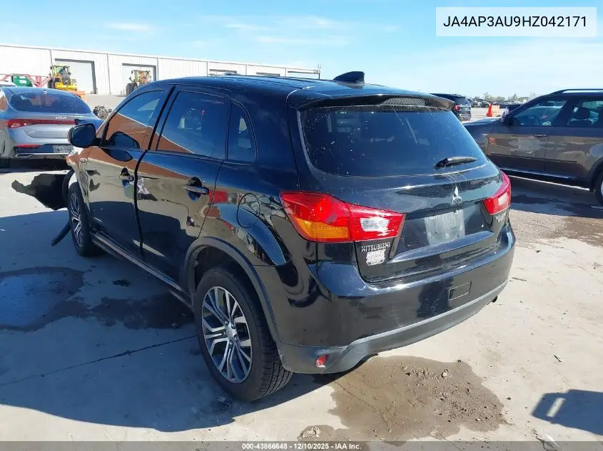 JA4AP3AU9HZ042171 2017 Mitsubishi Outlander Sport 2.0 Es/2.0 Le