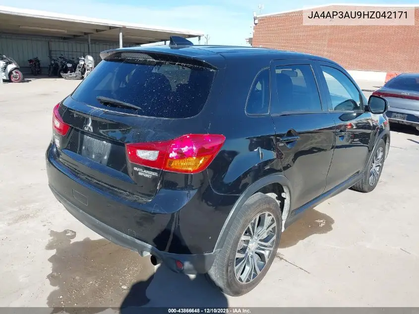JA4AP3AU9HZ042171 2017 Mitsubishi Outlander Sport 2.0 Es/2.0 Le