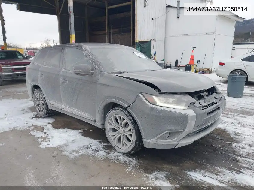 JA4AZ3A37HZ050514 2017 Mitsubishi Outlander Se