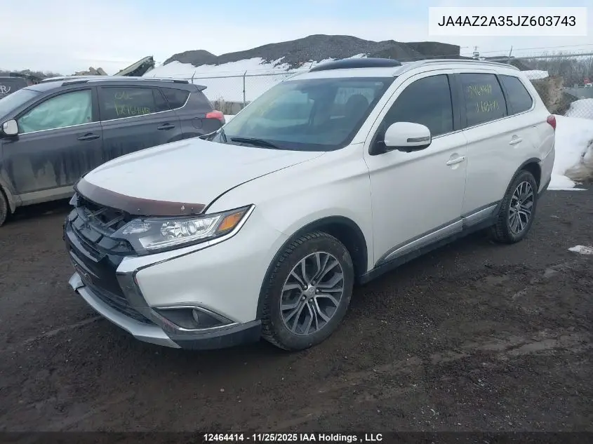 JA4AZ2A35JZ603743 2018 Mitsubishi Outlander