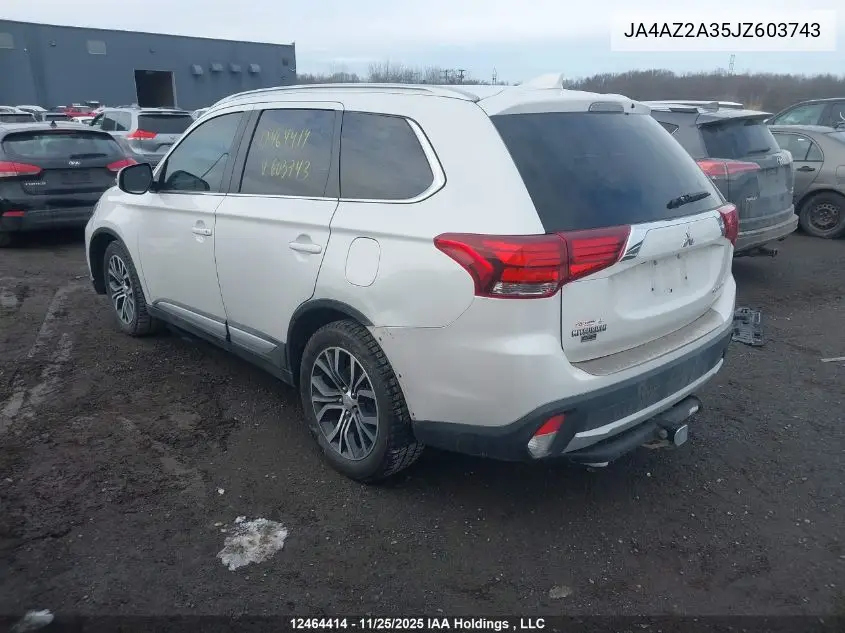 JA4AZ2A35JZ603743 2018 Mitsubishi Outlander