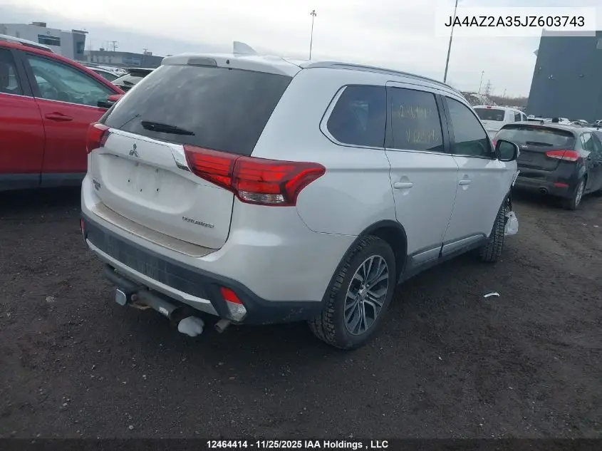 JA4AZ2A35JZ603743 2018 Mitsubishi Outlander