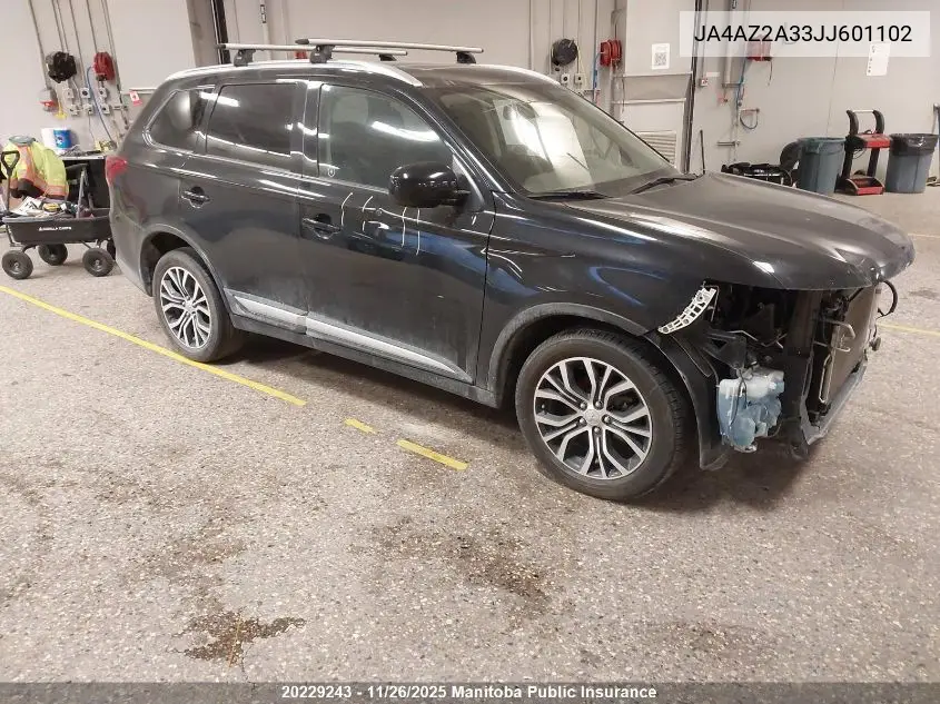 JA4AZ2A33JJ601102 2018 Mitsubishi Outlander Es
