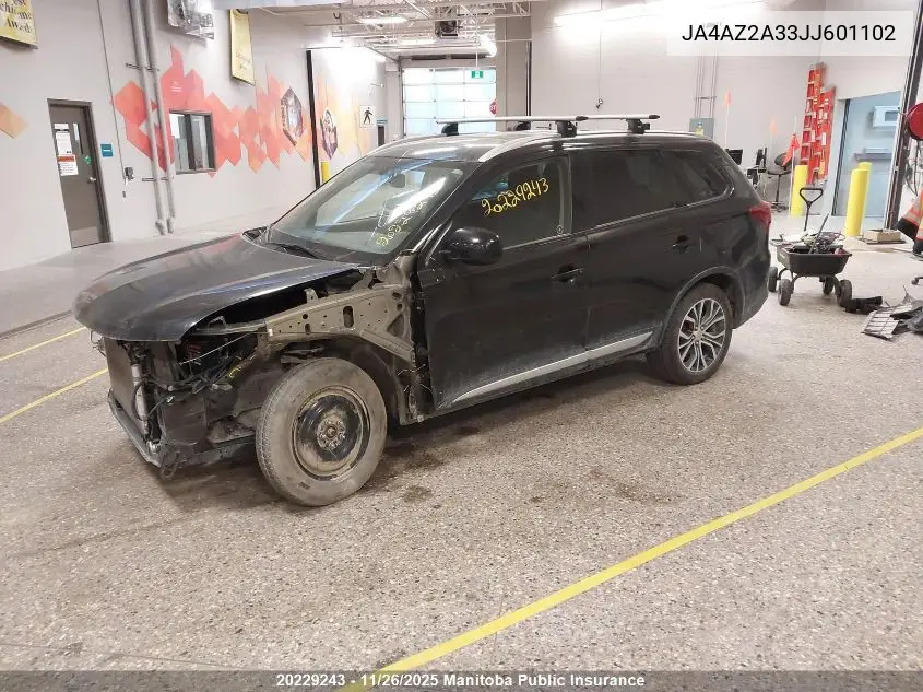 JA4AZ2A33JJ601102 2018 Mitsubishi Outlander Es