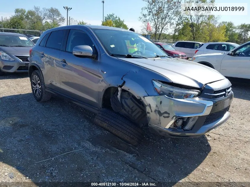 JA4AP3AW3JU018999 2018 Mitsubishi Outlander Sport 2.4 Se