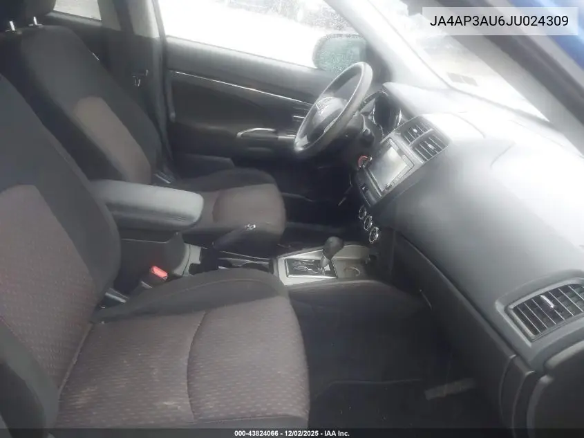 JA4AP3AU6JU024309 2018 Mitsubishi Outlander Sport 2.0 Es/2.0 Le