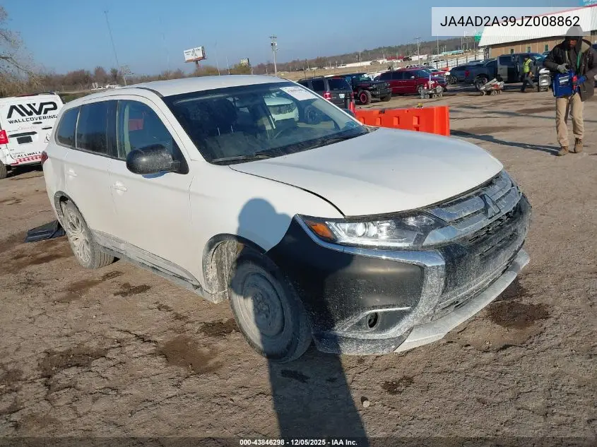 JA4AD2A39JZ008862 2018 Mitsubishi Outlander Es