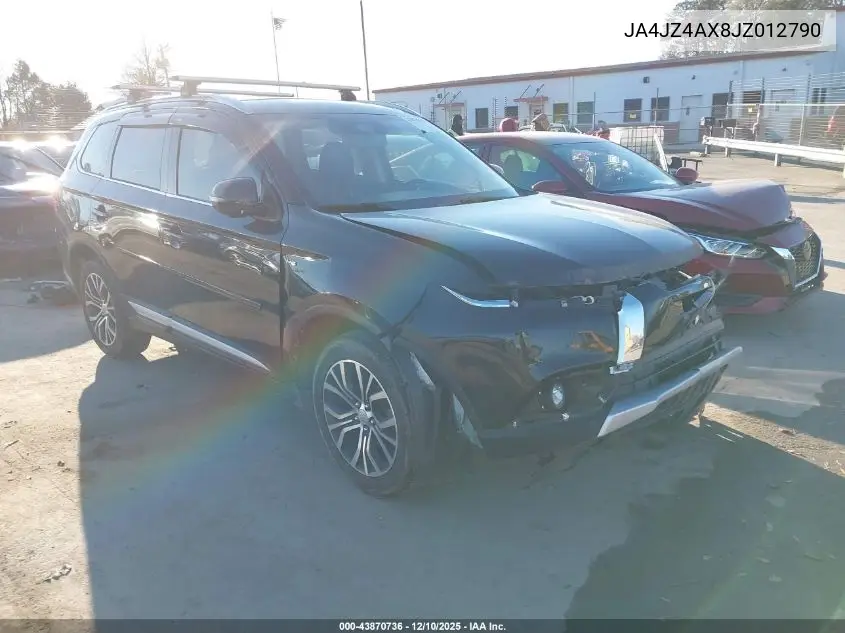 JA4JZ4AX8JZ012790 2018 Mitsubishi Outlander Gt
