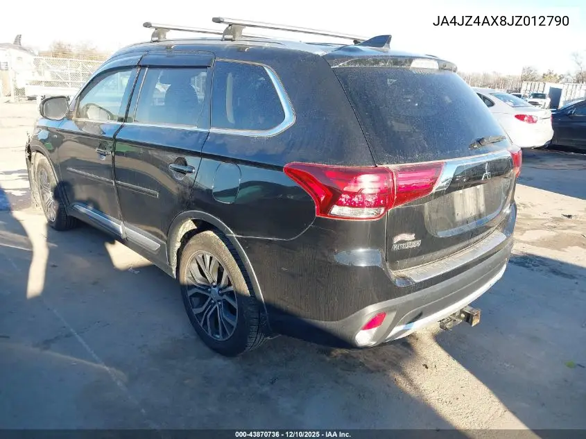 JA4JZ4AX8JZ012790 2018 Mitsubishi Outlander Gt