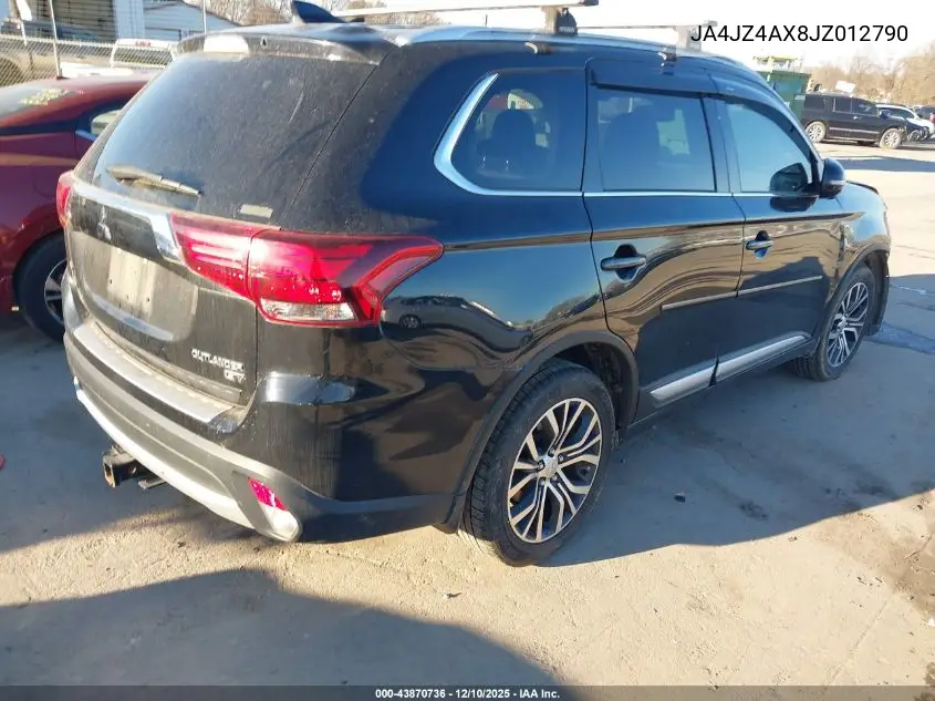 JA4JZ4AX8JZ012790 2018 Mitsubishi Outlander Gt
