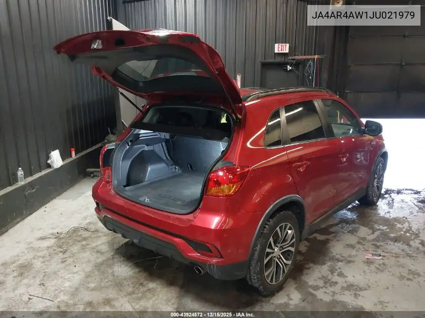 JA4AR4AW1JU021979 2018 Mitsubishi Outlander Sport 2.4 Sel