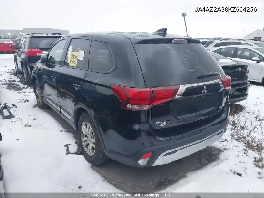 JA4AZ2A38KZ604256 2019 Mitsubishi Outlander Es