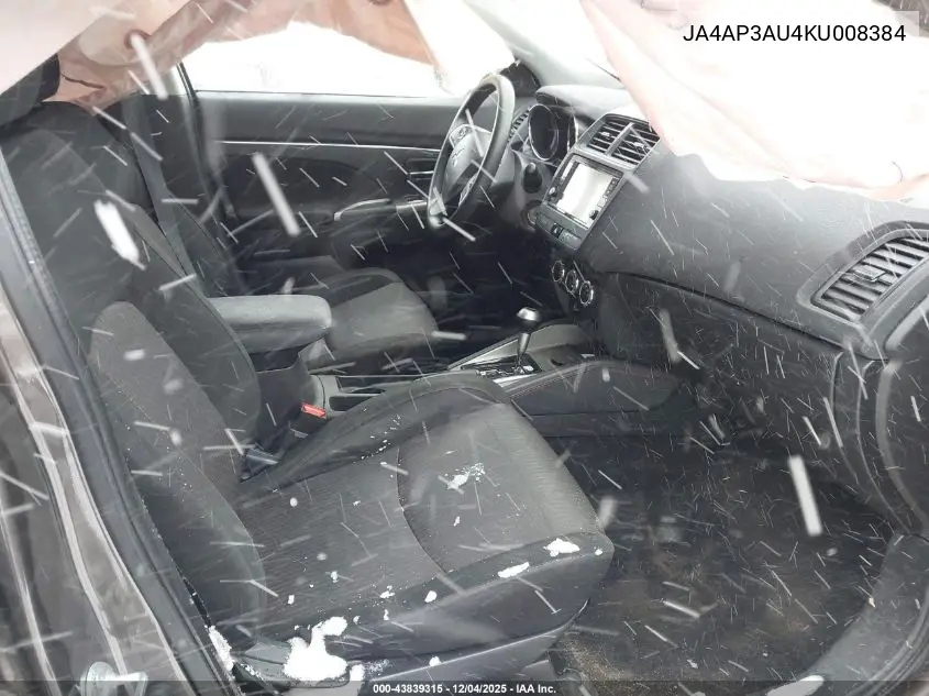 JA4AP3AU4KU008384 2019 Mitsubishi Outlander Sport 2.0 Es