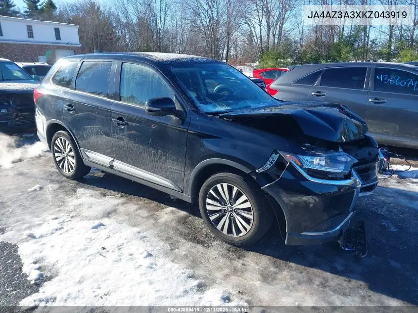 JA4AZ3A3XKZ043919 2019 Mitsubishi Outlander Se