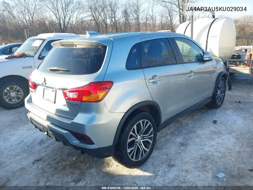 JA4AP3AU5KU029034 2019 Mitsubishi Outlander Sport 2.0 Es