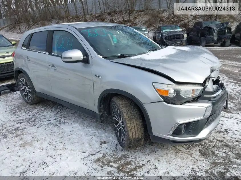 JA4AR3AU3KU024313 2019 Mitsubishi Outlander Sport 2.0 Es