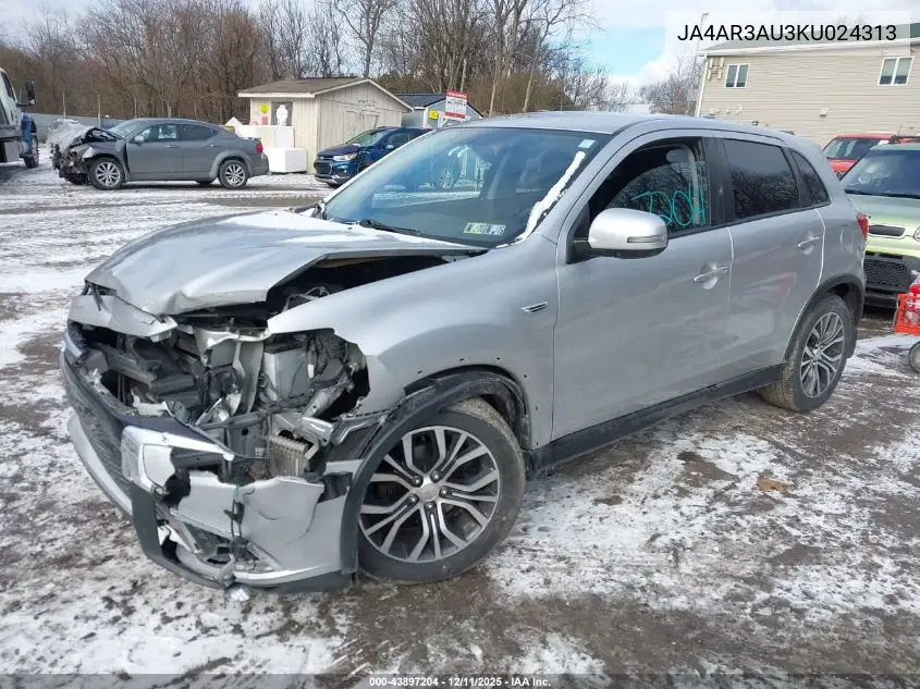 JA4AR3AU3KU024313 2019 Mitsubishi Outlander Sport 2.0 Es