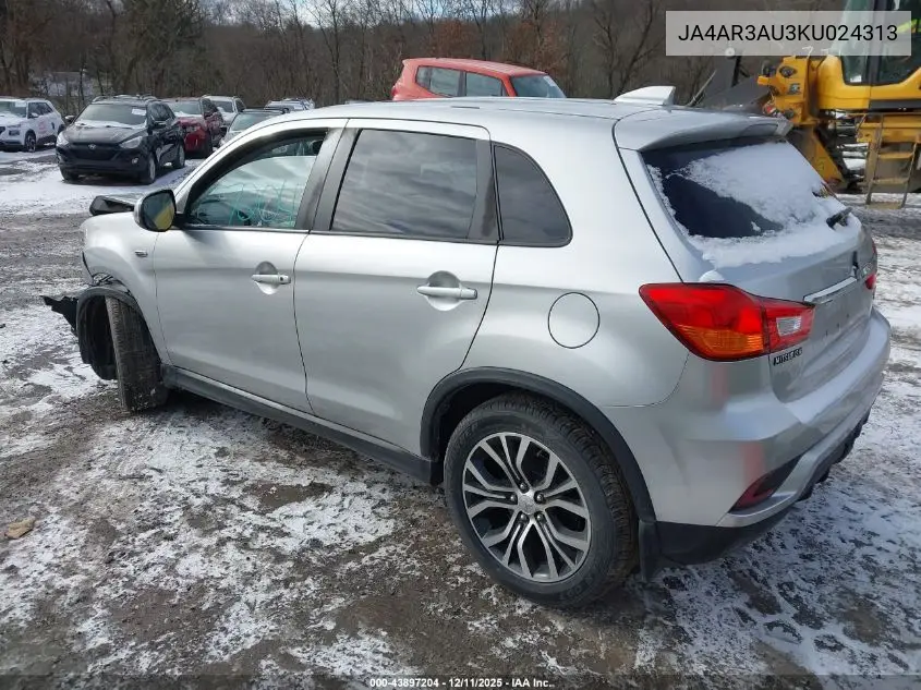 JA4AR3AU3KU024313 2019 Mitsubishi Outlander Sport 2.0 Es