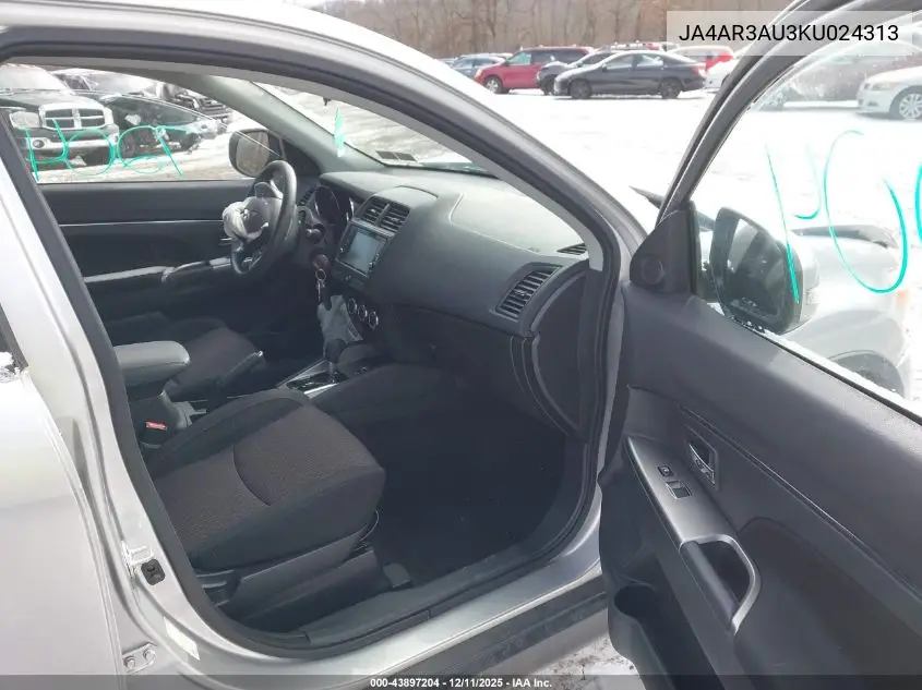 JA4AR3AU3KU024313 2019 Mitsubishi Outlander Sport 2.0 Es