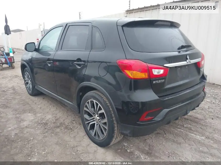 JA4AP3AU9KU009515 2019 Mitsubishi Outlander Sport 2.0 Es