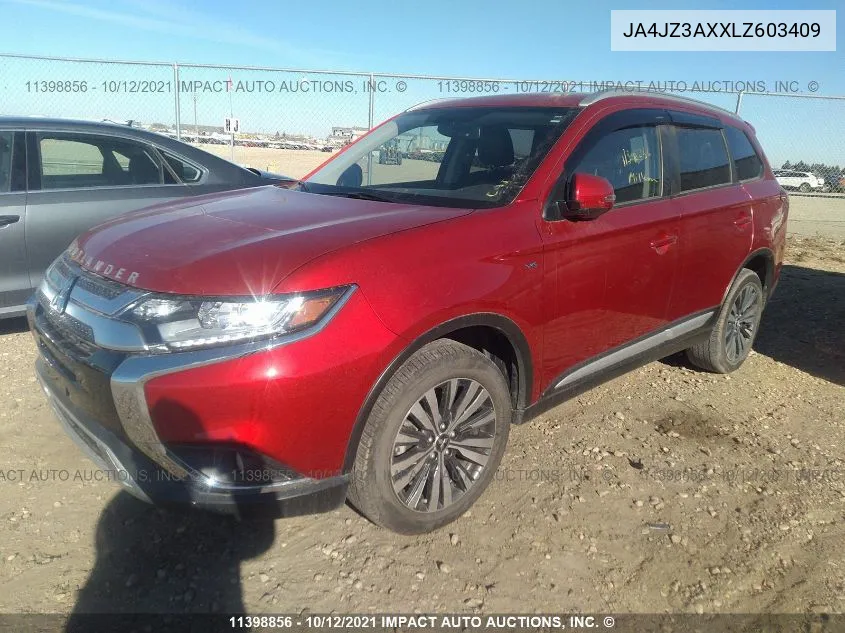 JA4JZ3AXXLZ603409 2020 Mitsubishi Outlander Se/Sel/Le